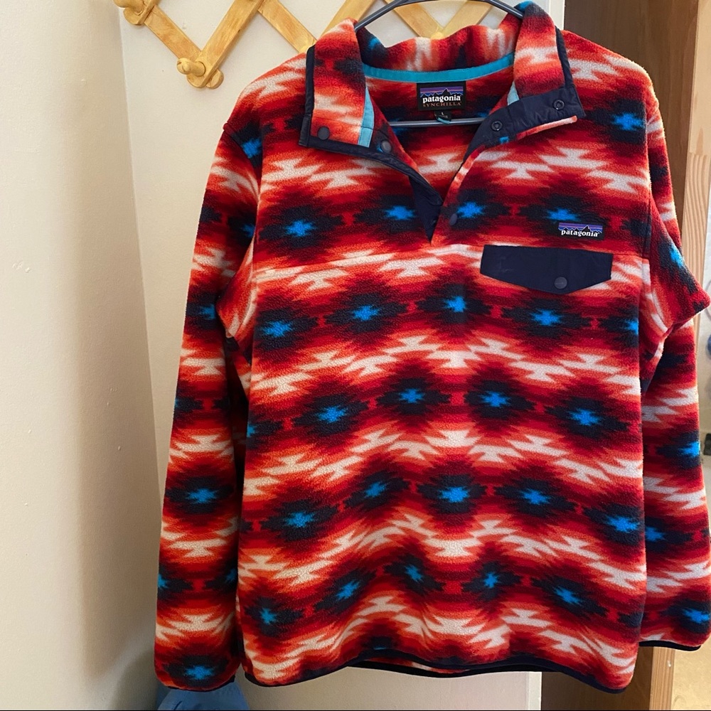 Patagonia synchilla womens large t snap pullover